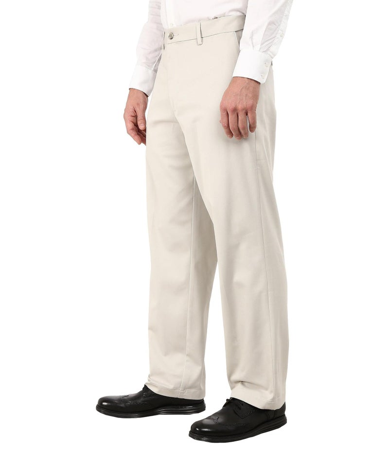 Dockers Men's Relaxed Fit Comfort Khaki Pants, Porcelain Khaki, 34W x 30L - Image 2